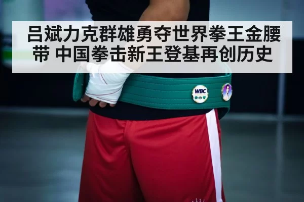 吕斌力克群雄勇夺世界拳王金腰带 中国拳击新王登基再创历史